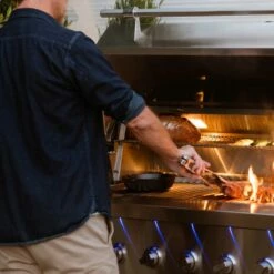 American Made Grills Freestanding Encore 36 Inch Hybrid Grill - Natural Gas - ENCFS36-NG -BBQDIRECT Sales encore grilling lifestyle 800x800