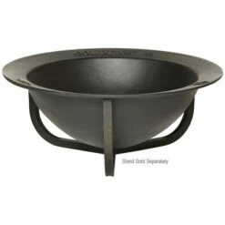 Goldens' Cast Iron Large 30 Gallon Fire Pit With Optional Stand - 13584 / 13628 / 13644 -BBQDIRECT Sales file 9 1