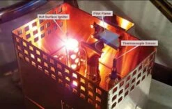 HPC 36-Inch Electronic Ignition Flat Pan Gas Fire Pit Kit - PENTA36EI -BBQDIRECT Sales flat pan thumbnail 3