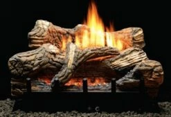 Empire Ventless Gas Logs - Flint Hill - Remote/Switch Capable