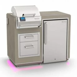 Fire Magic Electric Grill Island Bundle With Refrigerator & Double Drawers - ID251-R-44SM 6 Fire Magic Electric Grill Island Bundle With Refrigerator & Double Drawers - ID251-R-44SM -BBQDIRECT Sales fm id251 r 44sm main