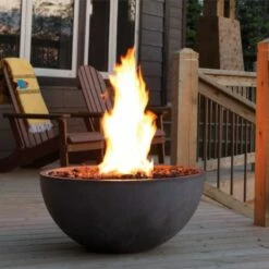 Kingsman Gas Fire Bowl- FP2085 -BBQDIRECT Sales fpb30sg 3