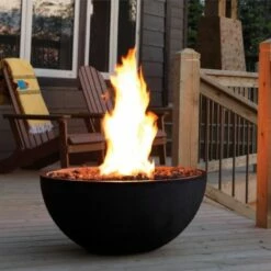 Kingsman Gas Fire Bowl- FP2085 -BBQDIRECT Sales fpb30tb
