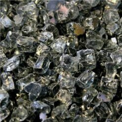 HPC 1/4 Inch Gray Reflective Fire Glass - 10 Lbs - FPGLGRAYREFLEC