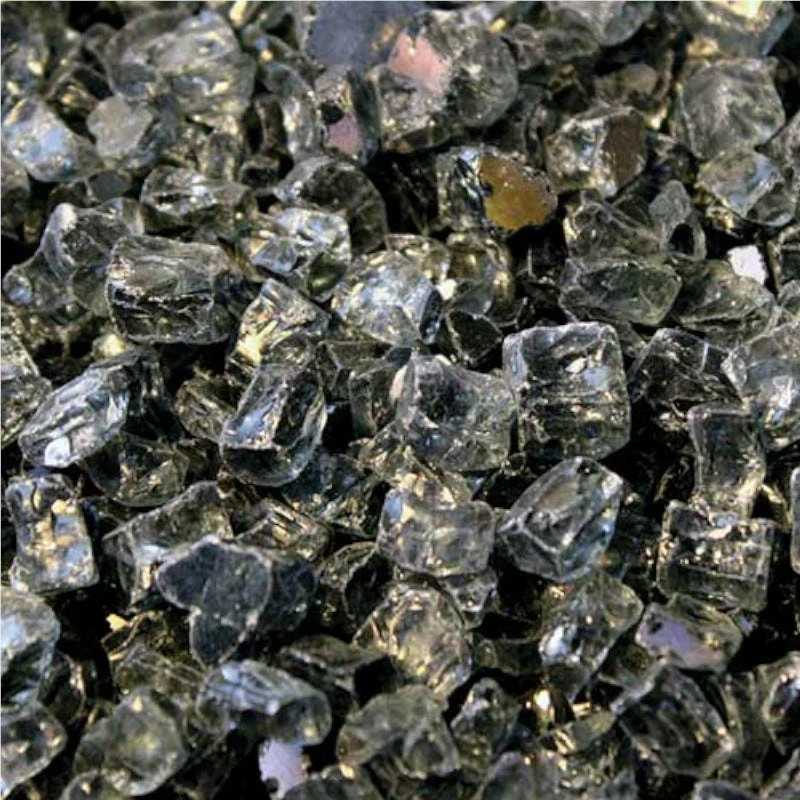 HPC 1/4 Inch Gray Reflective Fire Glass - 10 Lbs - FPGLGRAYREFLEC 3 HPC 1/4 Inch Gray Reflective Fire Glass - 10 Lbs - FPGLGRAYREFLEC