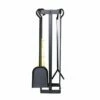 Enclume Square Fireplace Tool Set Hammered Steel Finish - FPTS21 HS -BBQDIRECT Sales fpts21 hs
