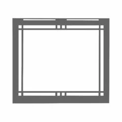 Majestic Meridian Platinum Gas Direct Vent Fireplace - 42" -BBQDIRECT Sales frong contemporary charcoal 4