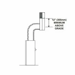 Napoleon 4" X 7" Gas Direct-Vent Pipe Components -BBQDIRECT Sales gd 201 1