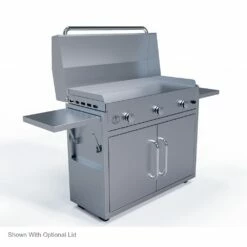 Le Griddle 3 Burner Griddle With Portable Cart- GFE105/GFCART105 -BBQDIRECT Sales gfe105 cart with lid