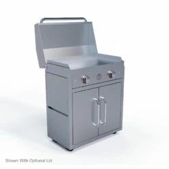 Le Griddle 2 Burner Griddle With - GFE75/GFCART75 -BBQDIRECT Sales gfe75 w cart