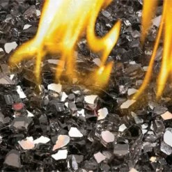 Napoleon Ascent 46 Inch Linear Gas Fireplace - BL46NTEA - Open Box -BBQDIRECT Sales glass black