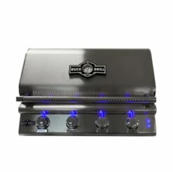 Buck Grill Built-In 4-Burner 32-Inch Gas Grill -BBQDIRECT Sales grill head 32 inch 4 burner system closed edit 6
