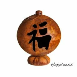 Ohio Flame 37 Inch Fire Globe - Peace Happiness Tranquility -BBQDIRECT Sales happieness thumbnail 1