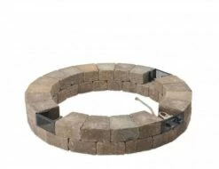 The Outdoor GreatRoom Company Bronson Round DIY 52-Inch Gas Fire Pit Kit - BRON52-K -BBQDIRECT Sales hardscape 51roundb