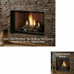 Kingsman 42-Inch Gas Direct Vent Fireplace - HBZDV4224 -BBQDIRECT Sales hb42cvck