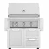 Hestan 36-Inch Grill W/ All Infrared Burners & Rotisserie On Double Drawer & Door Tower Cart - GSBR36 1 Hestan 36-Inch Grill W/ All Infrared Burners & Rotisserie On Double Drawer & Door Tower Cart - GSBR36 -BBQDIRECT Sales heatan