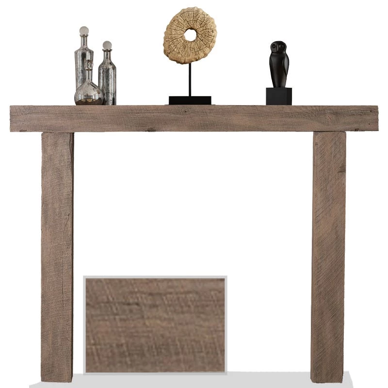 Lexington Hearth Hitching Post Pale Honey Non-Combustible Mantel Surround- SUR-3-LH-PH 3 Lexington Hearth Hitching Post Pale Honey Non-Combustible Mantel Surround- SUR-3-LH-PH