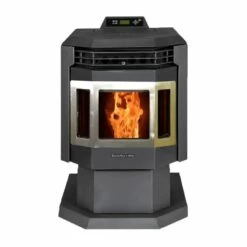 Comfortbilt HP21-Black-SS Pellet Stove - Heats Up To 2400 Square Feet