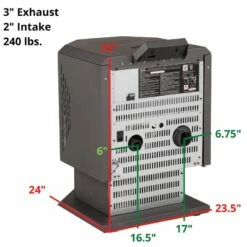 Comfortbilt HP21-Black Pellet Stove - Heats Up To 2400 Square Feet -BBQDIRECT Sales hp21 black 1 1