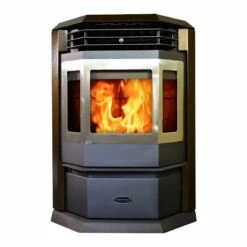 Comfortbilt HP22-Brown-SS Pellet Stove - Heats Up To 2800 Square Feet