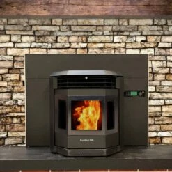 Comfortbilt HP22i-Black-SS Pellet Insert - With Faceplate - Heats Up To 2800 Square Feet -BBQDIRECT Sales hp22i ss 1