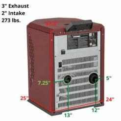 Comfortbilt HP22-Brown Pellet Stove - Heats Up To 2800 Square Feet -BBQDIRECT Sales hp22measurements c0136bcd 90b0 405e ab67 cdf8d0d943a0 1024x1024