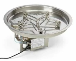 HPC 18-Inch Electronic Ignition Flat Pan Gas Fire Pit Kit - PENTA18EI 14 HPC 18-Inch Electronic Ignition Flat Pan Gas Fire Pit Kit - PENTA18EI -BBQDIRECT Sales hpc ei round bowl 8