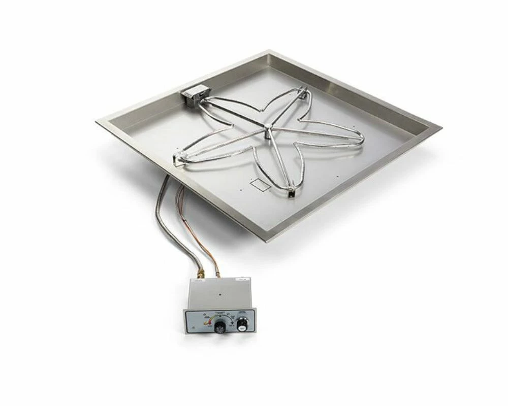 HPC 30-Inch Push Button/Flame Sensing Square Bowl Burner Kit - FPPK30-SQBL-FLEX-B 3 HPC 30-Inch Push Button/Flame Sensing Square Bowl Burner Kit - FPPK30-SQBL-FLEX-B