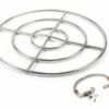 HPC 36-Inch Stainless Steel Round Burner Kit With Flex, Valve, Key, And Fittings - FPS36HC KIT-B -BBQDIRECT Sales hpc fps 48 kit 2
