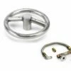 HPC 6 -Inch Stainless Steel Round Burner Kit With Flex, Valve, Key, And Fittings - FPS6 KIT-B -BBQDIRECT Sales hpc fps 6 12 5