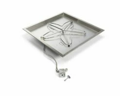 HPC 30-Inch Match Lit Square Bowl Burner Kit - MLFPK30SQBL-FLEX-B -BBQDIRECT Sales hpc mlfpk square bowl 1