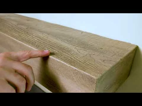 Lexington Hearth Flat Sawn Beam Weathered Grey 5â Fireplace Non-Combustible Mantel - FS-5-LH-WG 6 Lexington Hearth Flat Sawn Beam Weathered Grey 5â Fireplace Non-Combustible Mantel - FS-5-LH-WG - Image 4