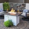 The Outdoor GreatRoom Company Havenwood Gas Fire Table - HVxx-1224-K -BBQDIRECT Sales hvdw 1224 kflamebprops 0