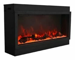 Amantii - BI-DEEP-XT Electric Fireplace Series - BI-40-DEEP-XT -BBQDIRECT Sales img 0574 11 logclear yelloworange orange top 1200 1