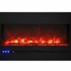 Amantii - Linear Electric Fireplace Series - WM-FML-26-3223-STL 1 Amantii - Linear Electric Fireplace Series - WM-FML-26-3223-STL -BBQDIRECT Sales img 0799amsf glass 03 orange 800