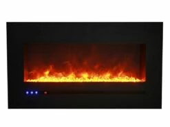 Amantii - Linear Electric Fireplace Series - WM-FML-34-4023-STL -BBQDIRECT Sales img 0802 clear yelloworange 800