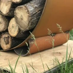 Fire Pit Art Round Steel Log Rack - The Orbit -BBQDIRECT Sales img 2109 01031 800x800