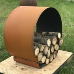 Fire Pit Art Round Steel Log Rack - The Orbit -BBQDIRECT Sales img 2112 67163 800x800