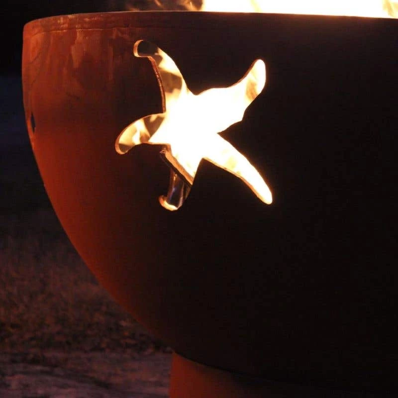 Fire Pit Art 36 Inch Gas Fire Pit - Sea Creatures 6 Fire Pit Art 36 Inch Gas Fire Pit - Sea Creatures - Image 4