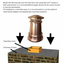 American Chimney Shroud Chimney Pot - ACS-P5 -BBQDIRECT Sales installation instructions 6