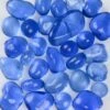 American Specialty Glass 3/8 Inch To 1/2 Inch Azure Mist Jelly Bean Fire Glass - 10 Pounds -BBQDIRECT Sales jazurem3 10