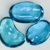 American Specialty Glass 1/2 Inch To 1 Inch Blue Raspberry Jelly Bean Fire Glass - 10 Pounds -BBQDIRECT Sales jblueram 10