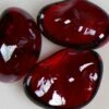 American Specialty Glass 1/2 To 1 Inch Strawberry Iridescent Jelly Bean Fire Glass - 10 Pounds -BBQDIRECT Sales jstrawim 10