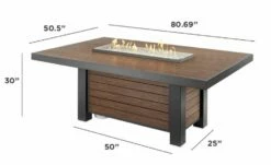 The Outdoor Greatroom Kenwood Dining Gas Fire Pit Table - KW-1242-K 14 The Outdoor Greatroom Kenwood Dining Gas Fire Pit Table - KW-1242-K -BBQDIRECT Sales kenwood dining dims