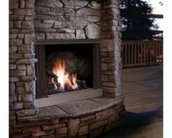 Kingsman Stainless Steel Outdoor Gas Fireplace- OFP42NS