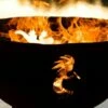 Fire Pit Art 36 Inch Wood Fire Pit - Kokopelli -BBQDIRECT Sales ko