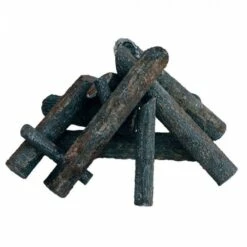 Firegear Pro Series Ironwood Steel 11-Piece Log Set - L-IW-MED