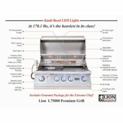 Lion Grill Island- Quality Q -BBQDIRECT Sales l75000 specification f 1 10