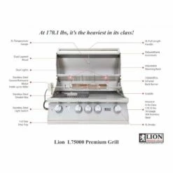 Lion L75000 32-Inch Built-In Gas Grill - L75000 -BBQDIRECT Sales l75000 thumbnail 3
