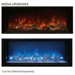 Modern Flames Landscape Fullview 2- 40 Inch Electric Fireplace - LFV2-40/15-SH -BBQDIRECT Sales landscape media options